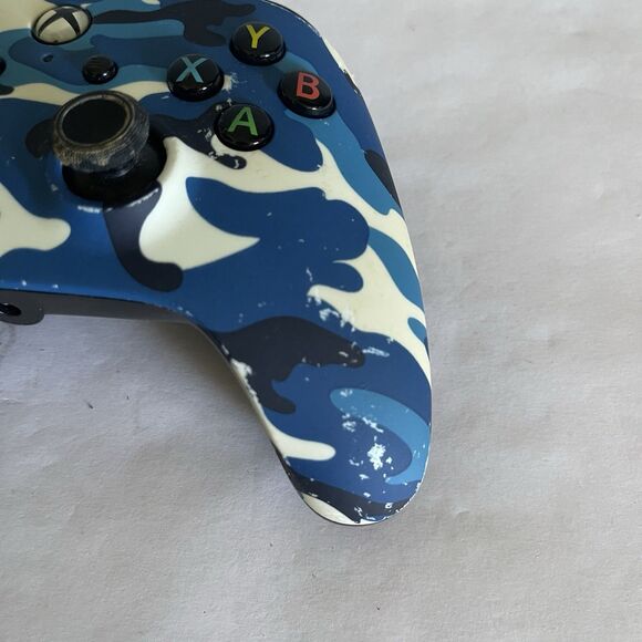 Microsoft Xbox One Power A Wired Controller Night Cloud Camouflage No Cord - Picture 7 of 9